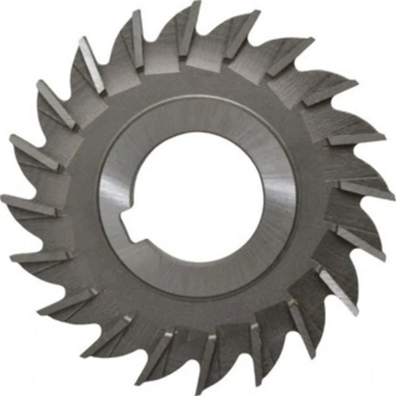 Made in USA 3 Diam x 1/4 Face Width Straight Tooth Side Milling Cutter 1 Arbor Hole, High Speed Steel, Uncoated, 20 T...